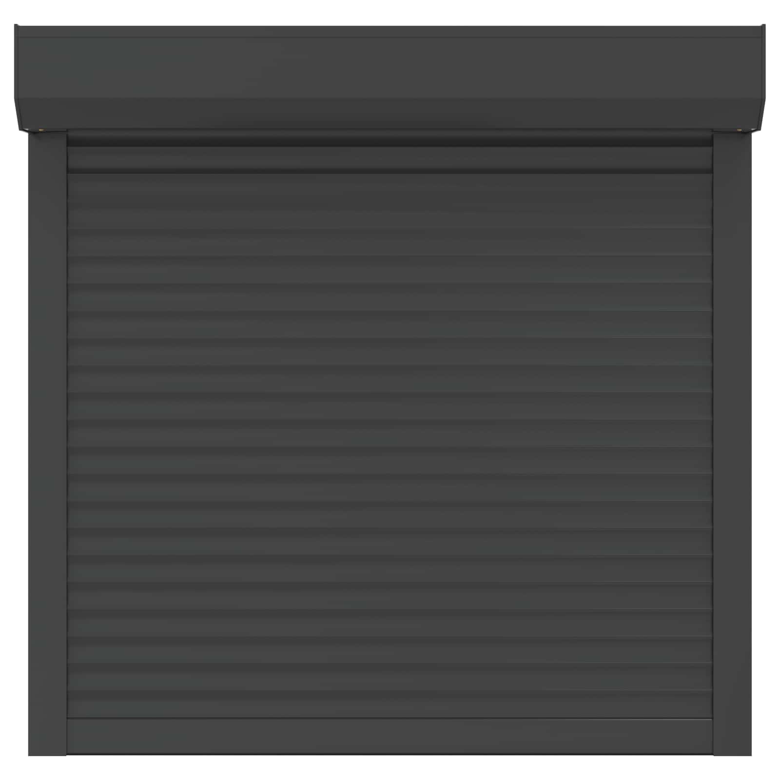 Rollladen Weiß 70 x 100 cm Aluminium und Polyurethan