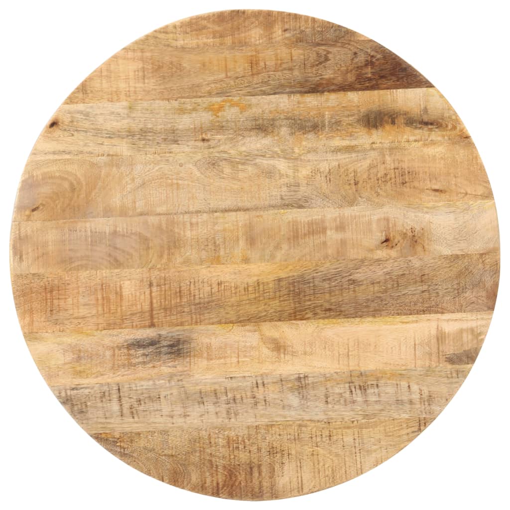 Bistrotisch Rund Ø60x75 cm Raues Mangoholz