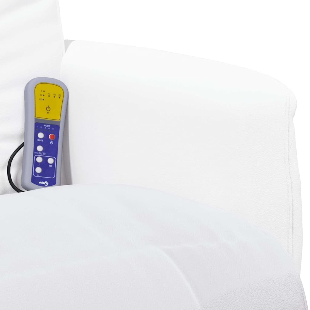 Schwenkbarer Massagesessel Schwarz 71 x 90 x 105 cm Kunstleder