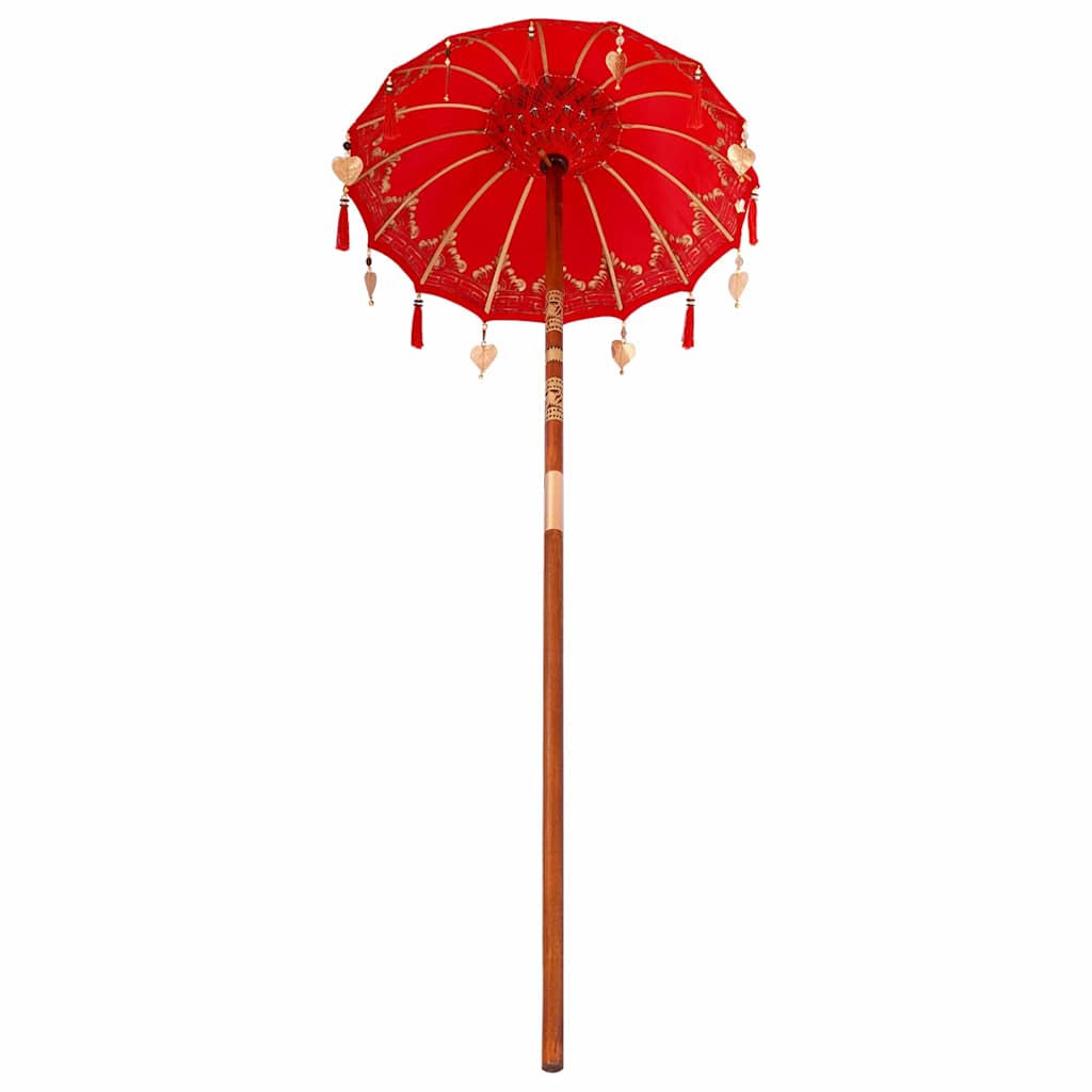 Balinesischer Sonnenschirm Creme 125 x 125 x 260 cm