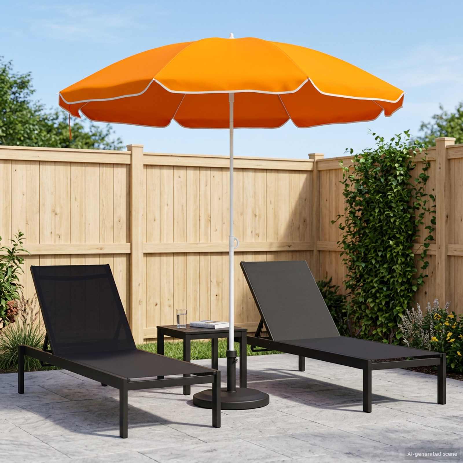 Sonnenschirm mit Stahlmast Sandfarbe 180 cm