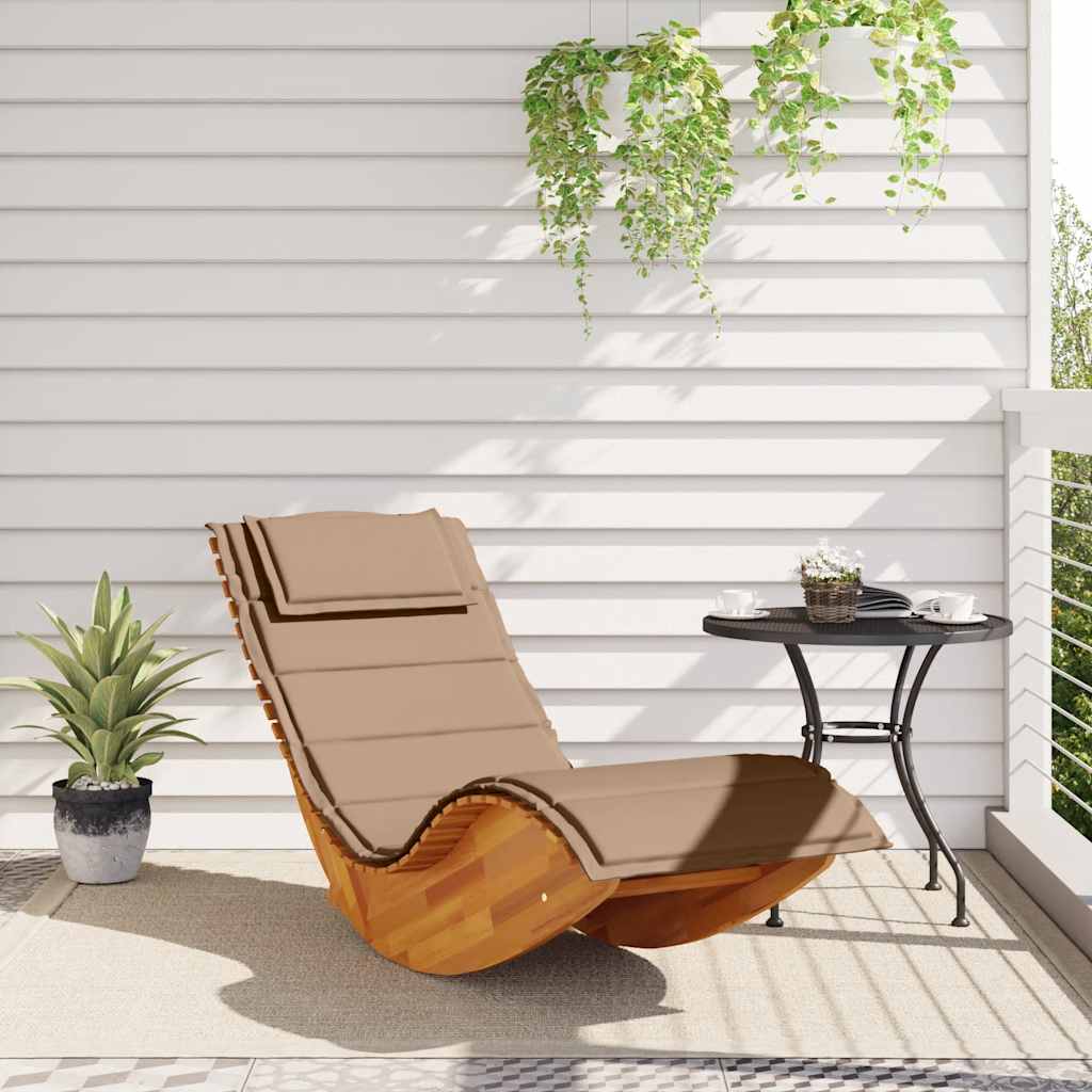 Schaukelstühle Sonnenliegen 2 Stk. Akazienholz