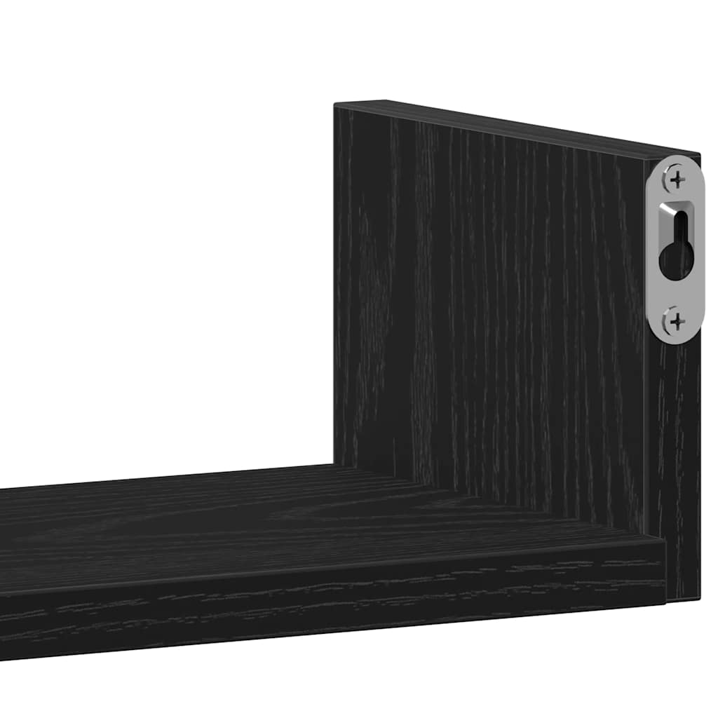 Wandregal 3 Stk. Weiß Holzwerkstoff