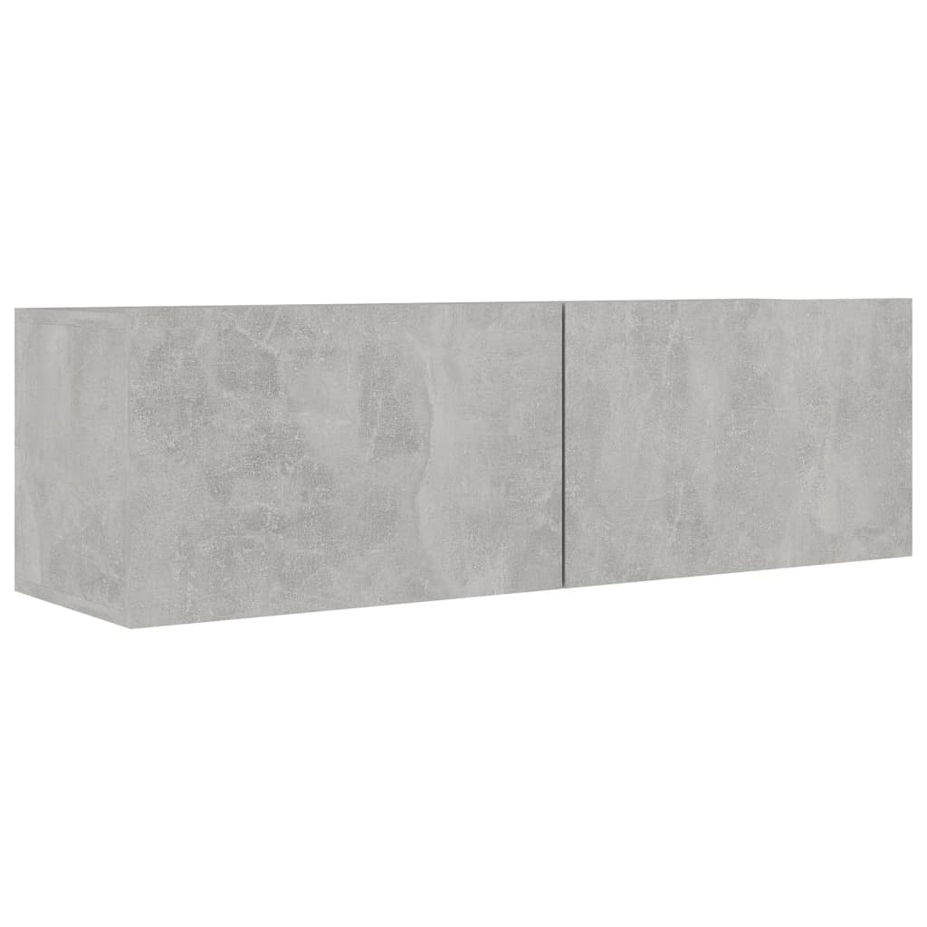 3-tlg. TV-Schrank-Set Weiß Holzwerkstoff