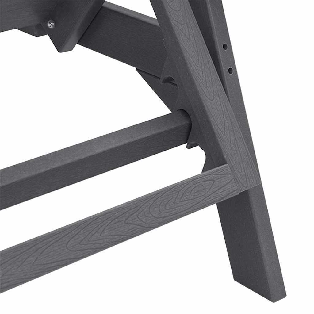 Sonnenliege 2 pcs Weiß 195,5 x 53 x 98,5 cm Polyethylen