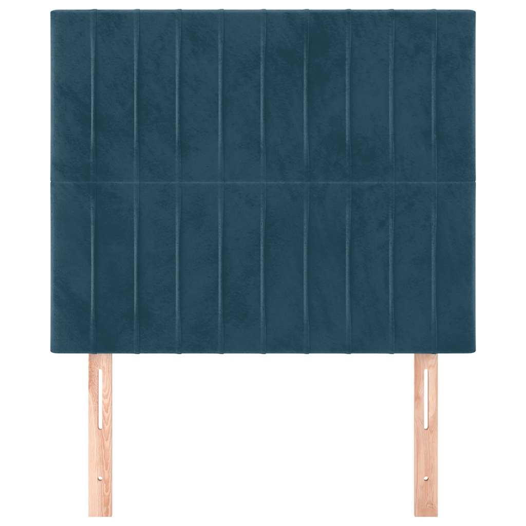 Kopfteil Hellgrau 80x5x118/128 cm Samt