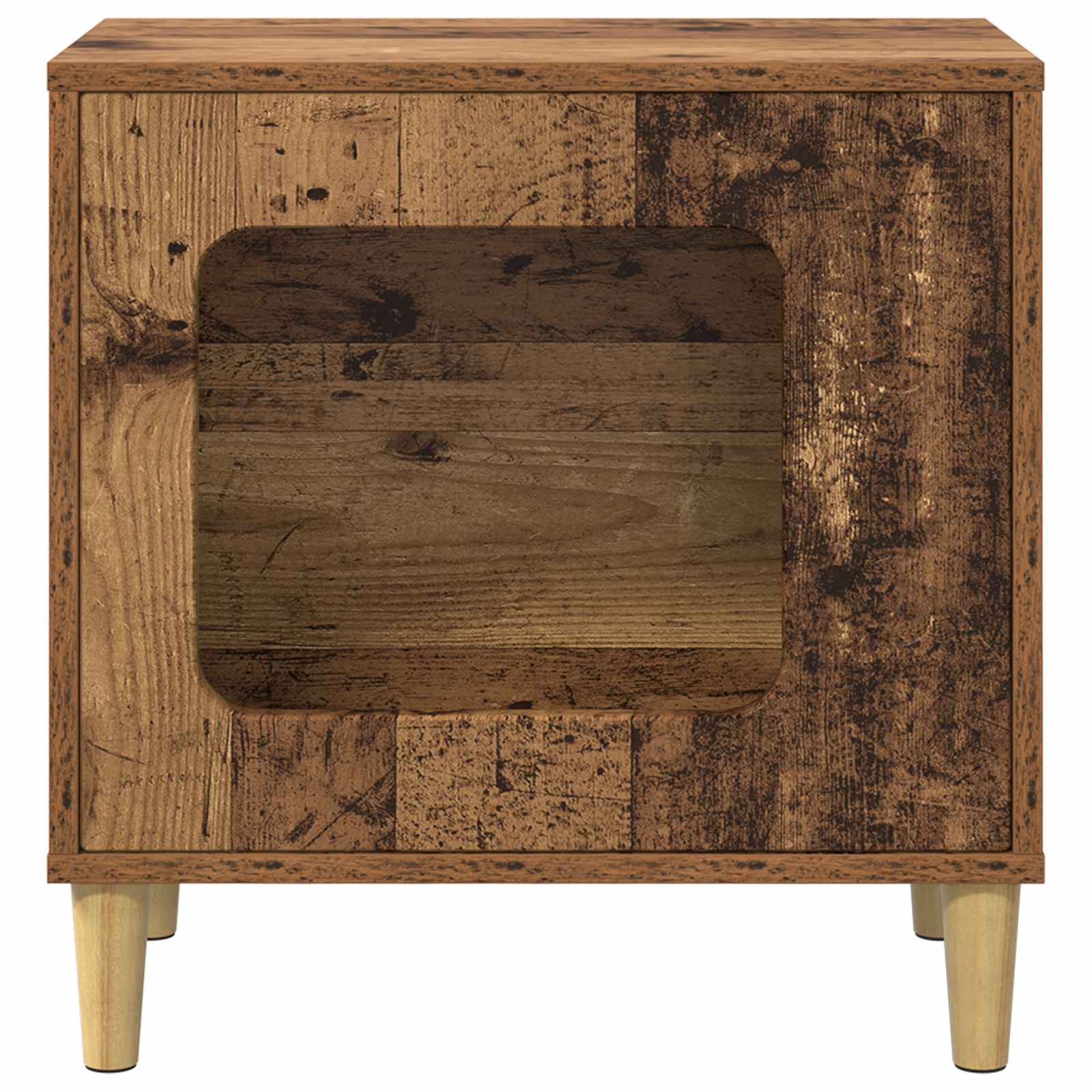 Katzenhaus Weiß 51 x 30 x 52 cm Holzwerkstoff