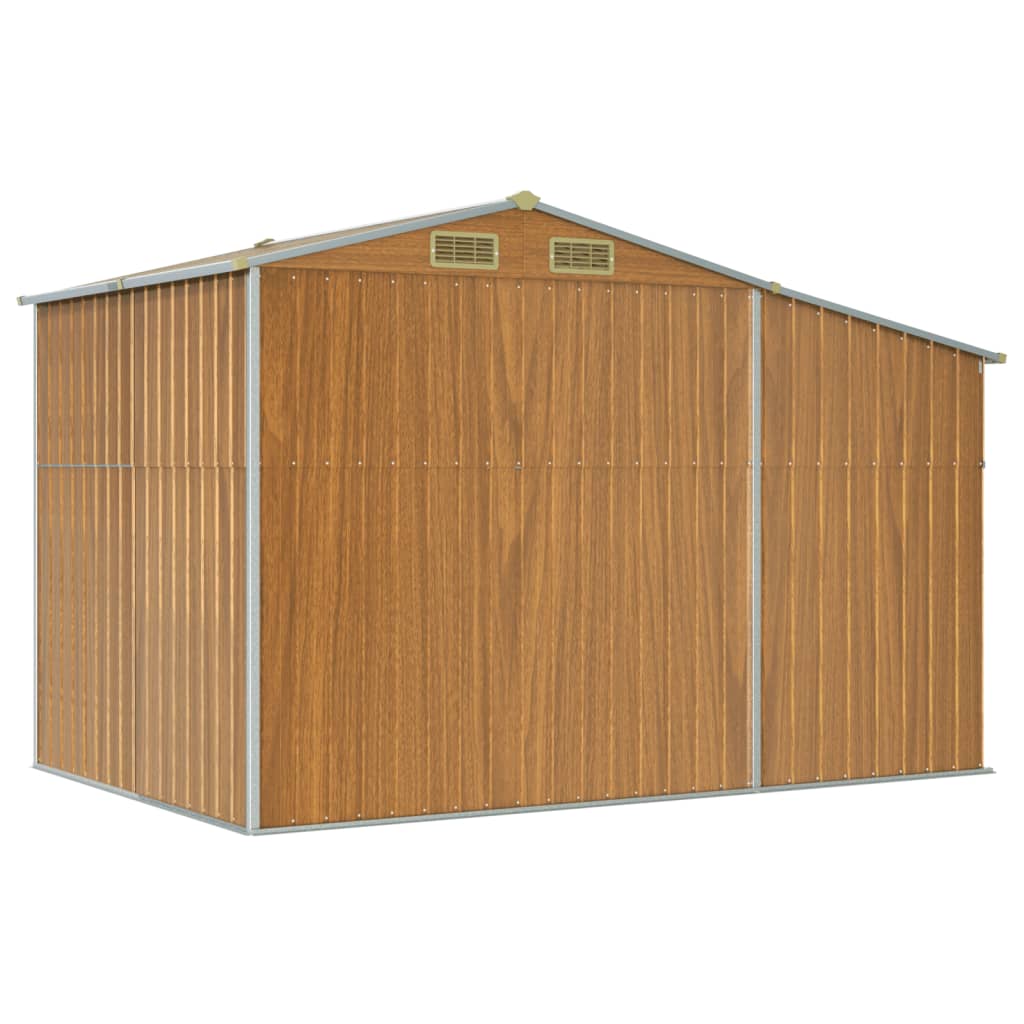 Gerätehaus Grün 277x192,5x179 cm Verzinkter Stahl