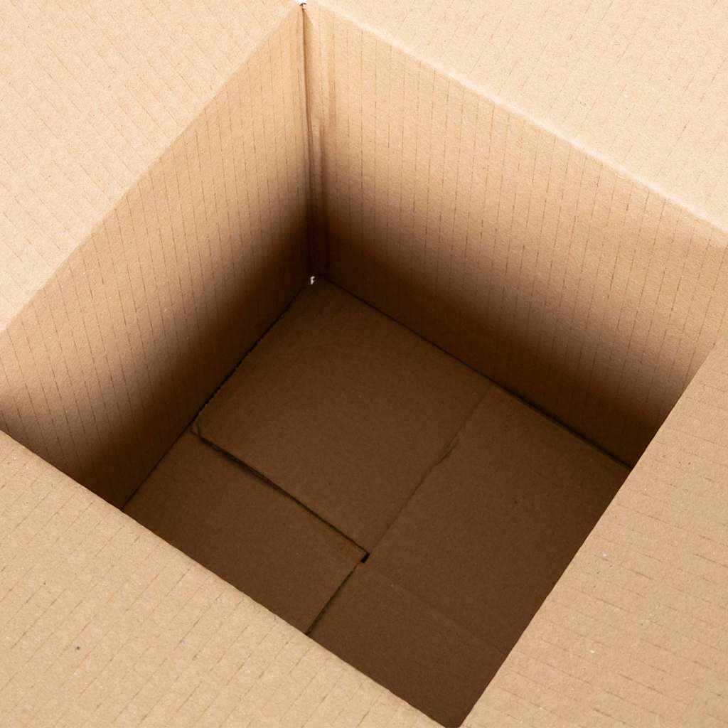 Faltbox mit Speicher 50 pcs Natur 15 x 15 x 8 cm Karton