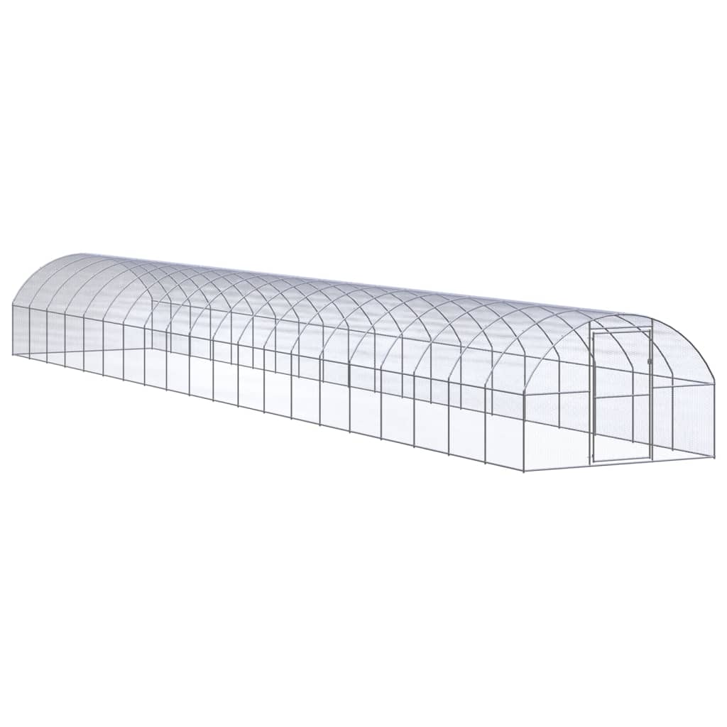 Outdoor-Hühnerstall 3x2x2 m Verzinkter Stahl