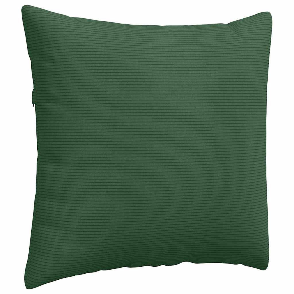 Sofakissen 2 Stück Hellgrau 50 x 30 cm Cordstoff