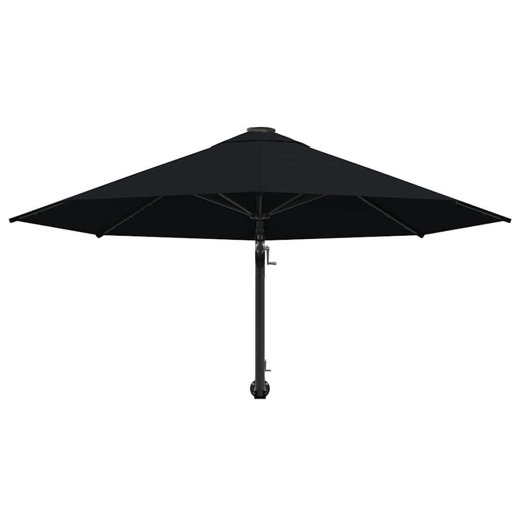 Sonnenschirm zur Wandmontage mit Metall-Mast 300 cm Sandweiß