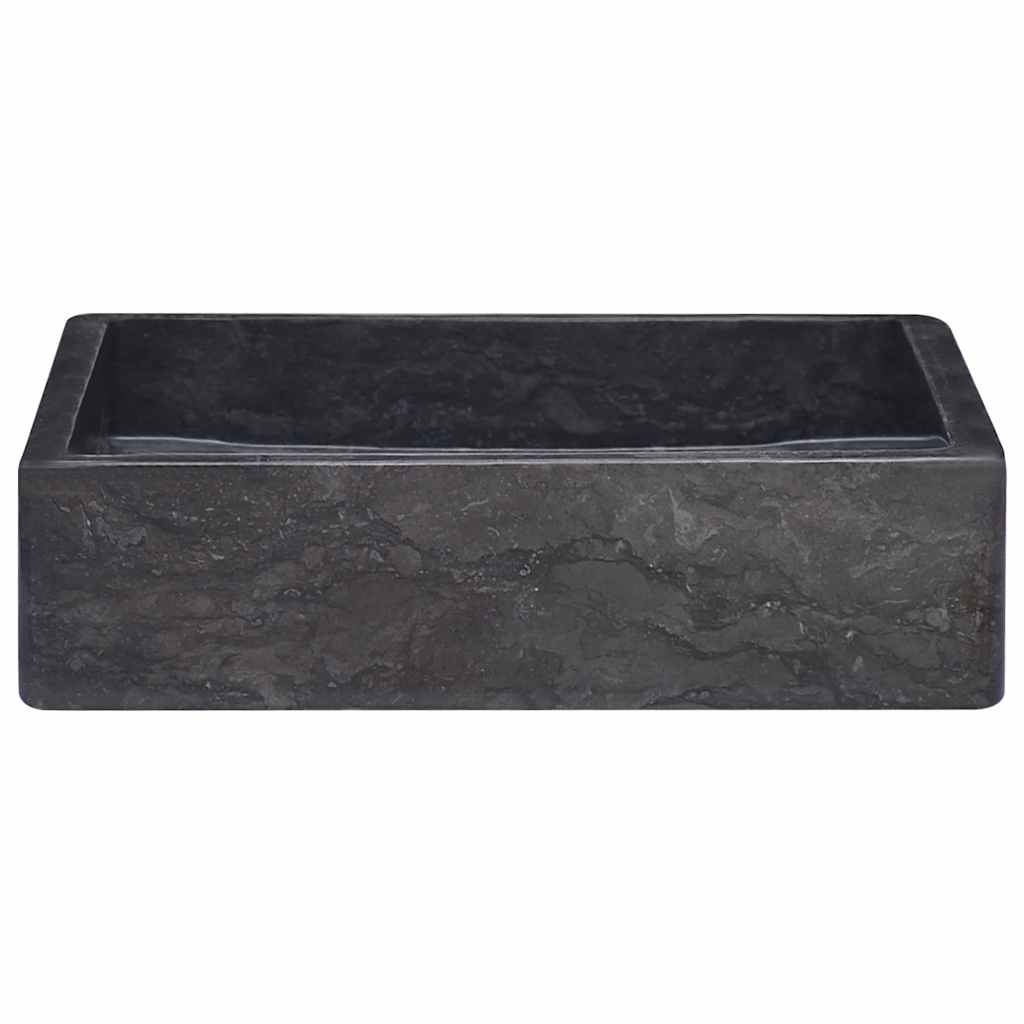 Waschbecken Creme 40x40x10 cm Marmor
