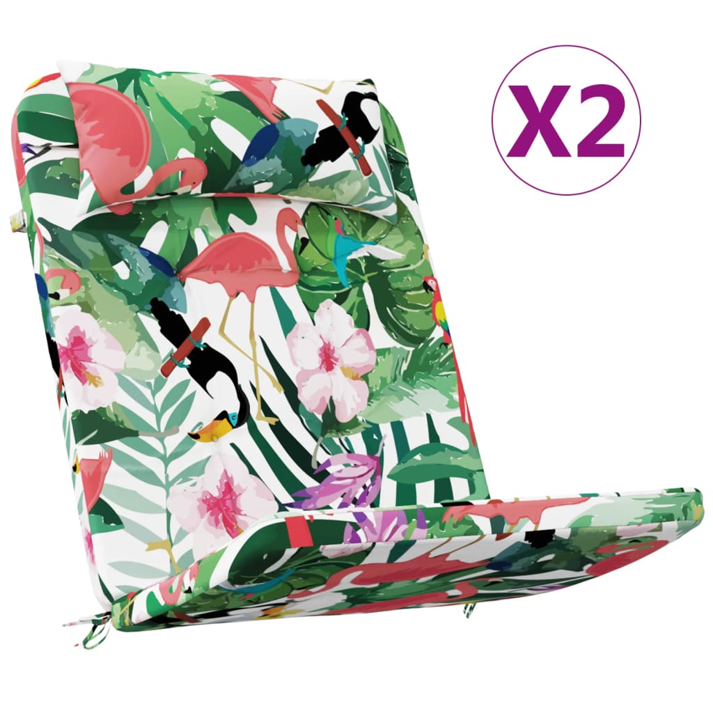 Adirondack-Auflagen 2 Stk. Hellblau Oxford-Gewebe