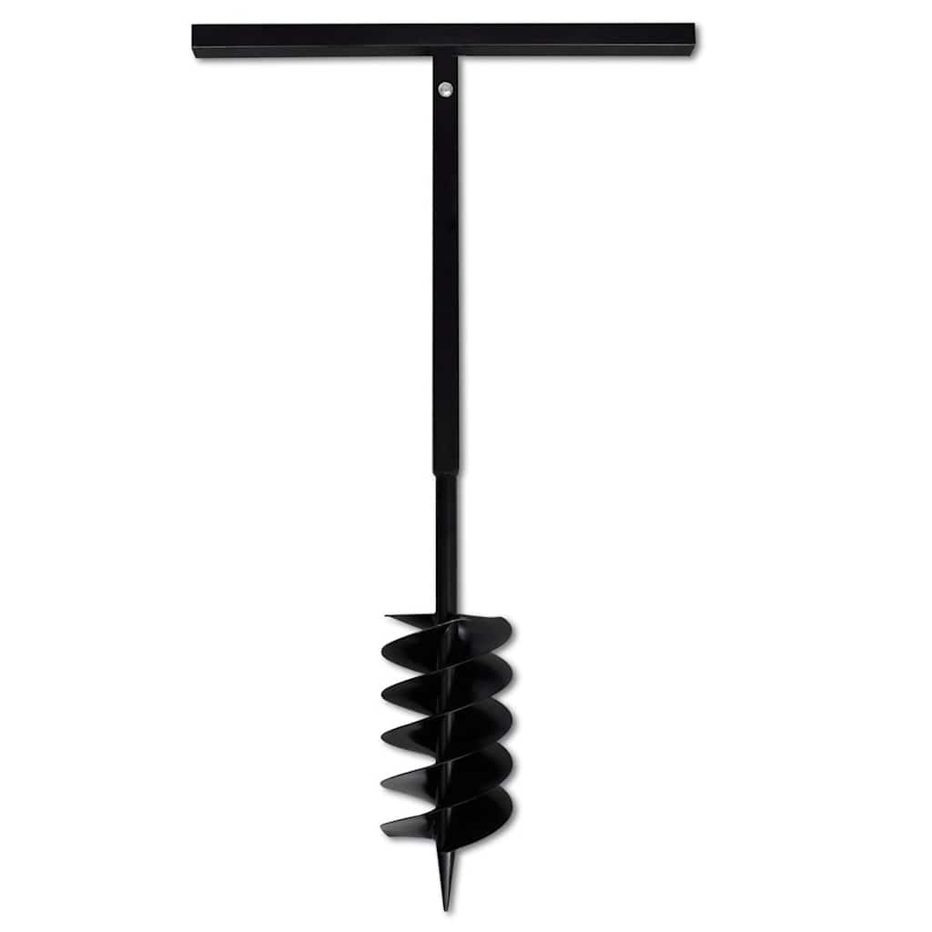 Erdbohrer mit Griff 100 mm Verlängerungsrohr 9 m