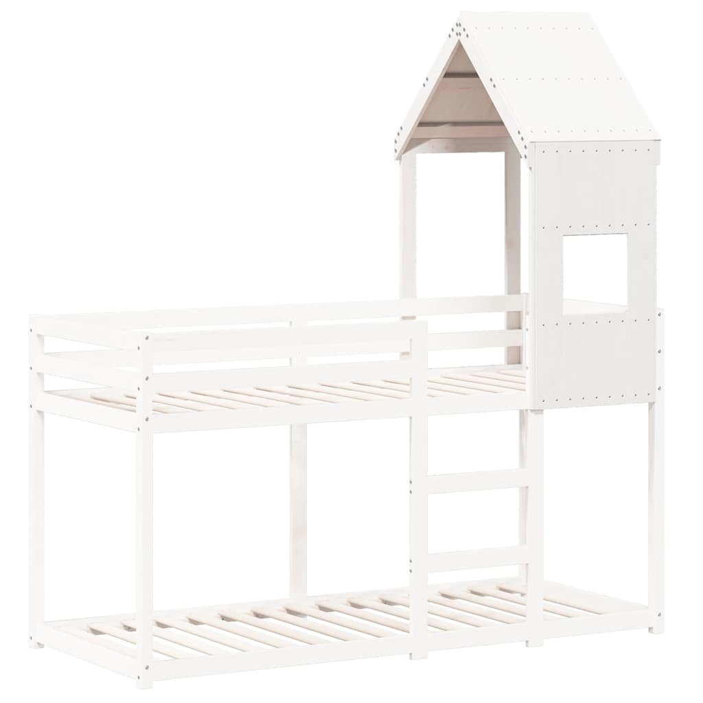 Dach für Kinderbett 60x89x134,5 cm Massivholz Kiefer