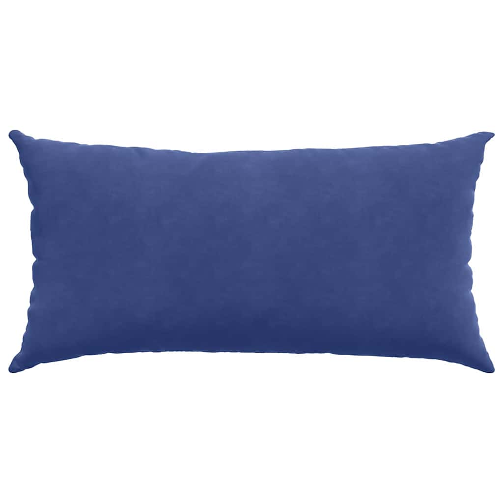 Sofakissen 2 Stück Blau 50 x 30 cm Cordstoff