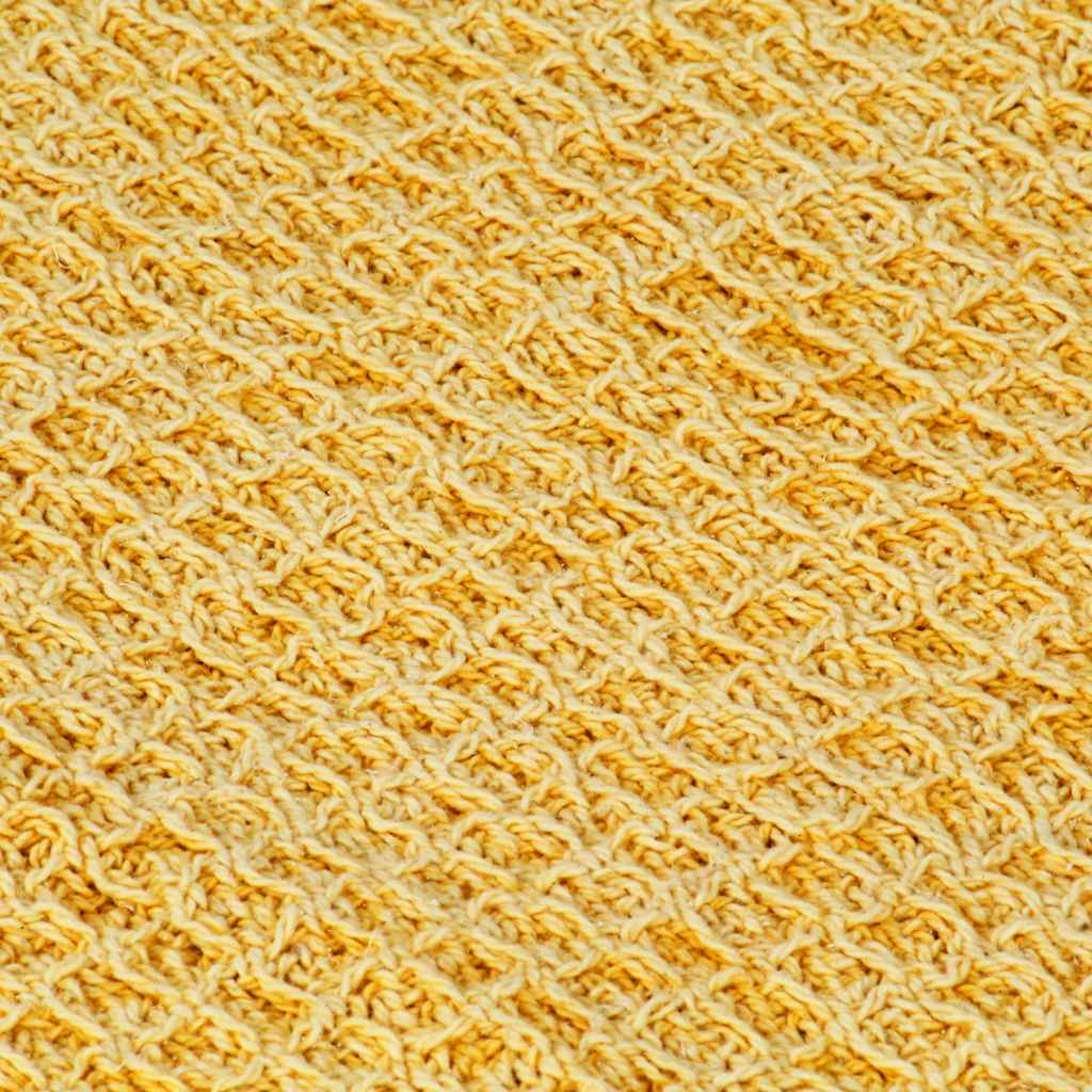 Überwurf Baumwolle 160x210 cm Anthrazit/Braun