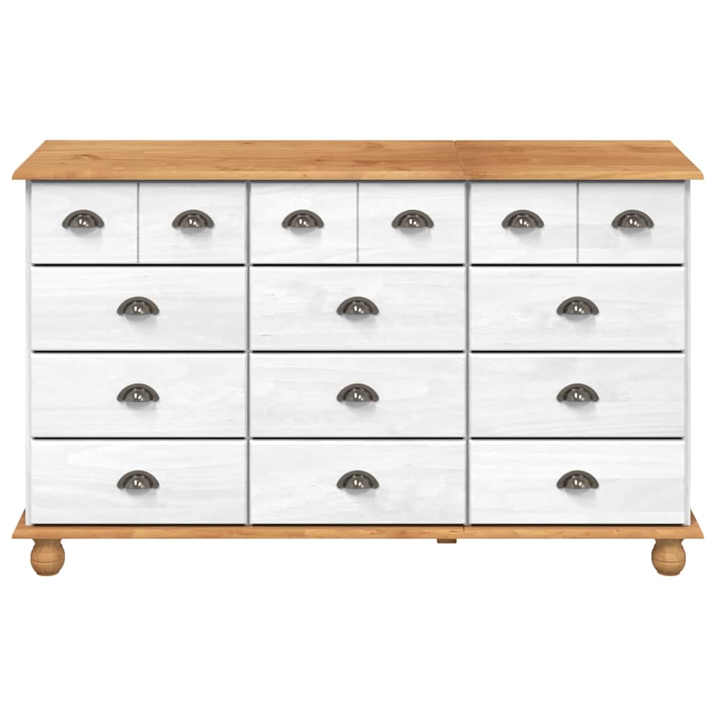 Schubladenkommode mit Schubladen ASKIM Braun 79 x 40 x 133,5 cm