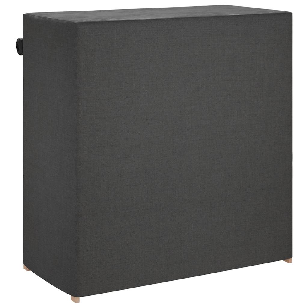 Schuhschrank mit Abdeckung Weiß 79 x 40 x 80 cm Stoff