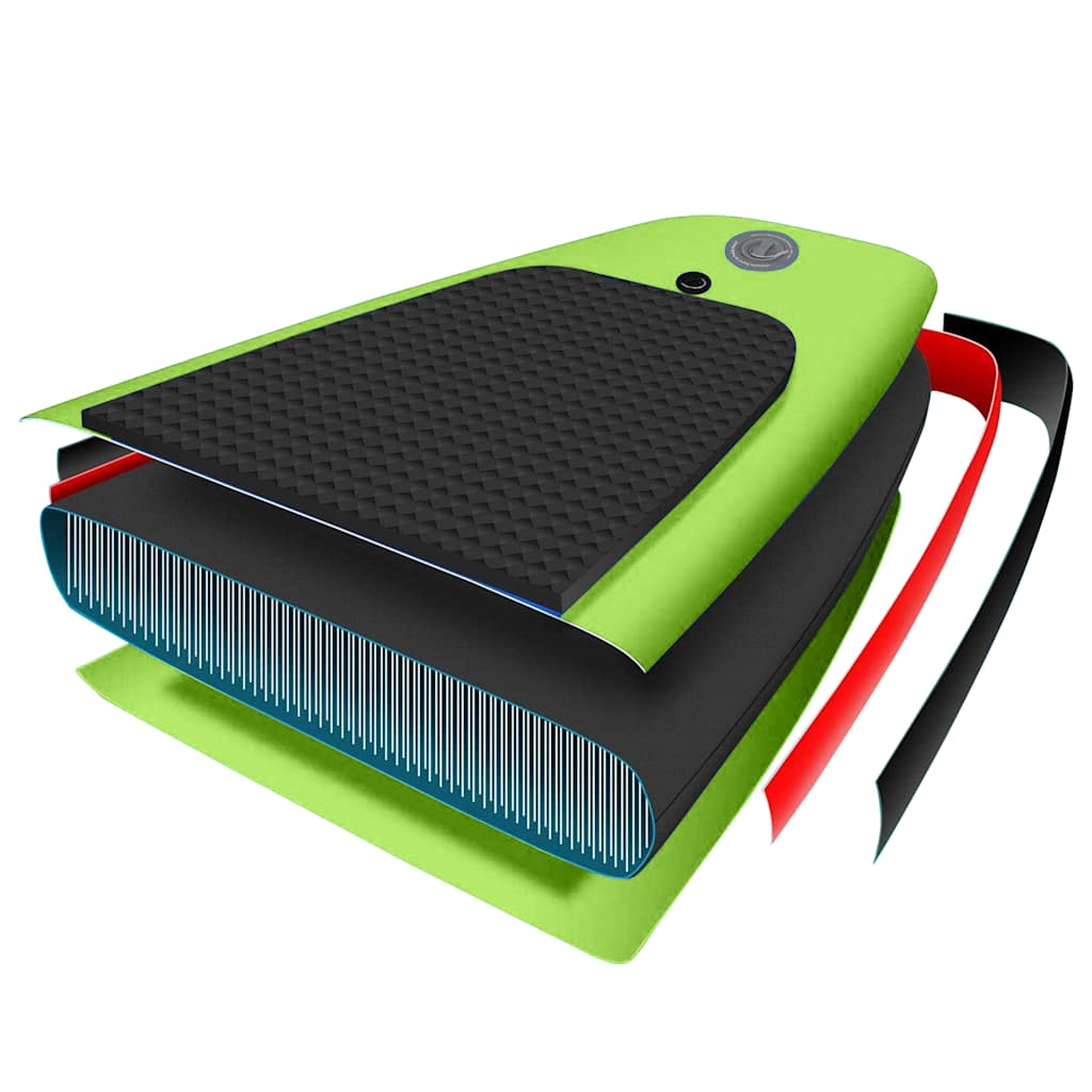 Aufblasbares Stand Up Paddle Board Set 305x76x15 cm Blau