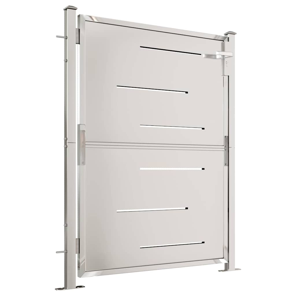 Gartentor 100 x 95 cm Edelstahl