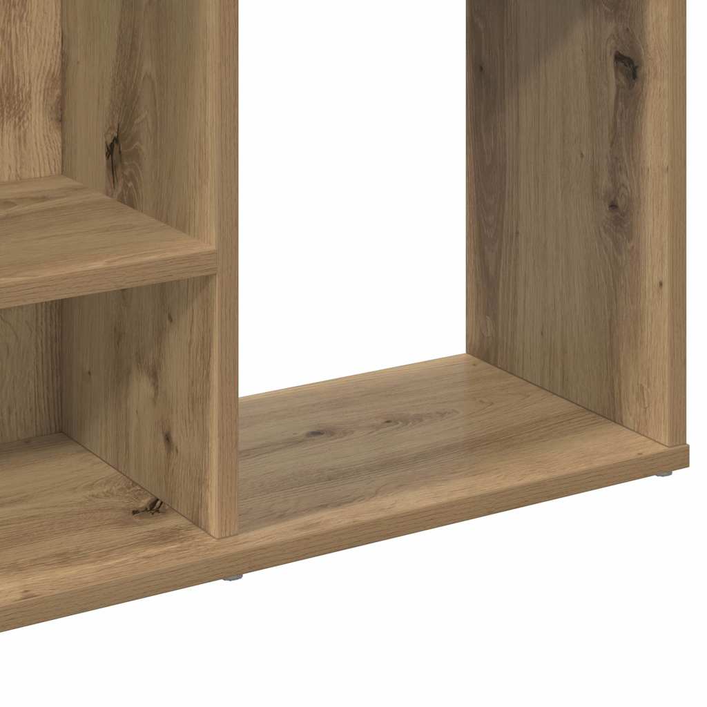 Raumteiler/Bücherregal Weiß 100x24x140 cm Holzwerkstoff