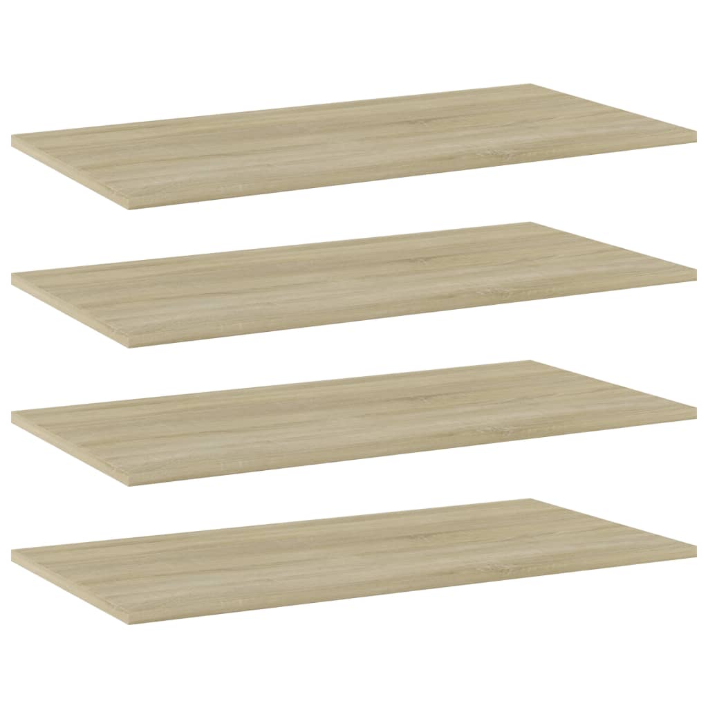 Bücherregal-Bretter 4 Stk. Weiß 40x10x1,5 cm Holzwerkstoff