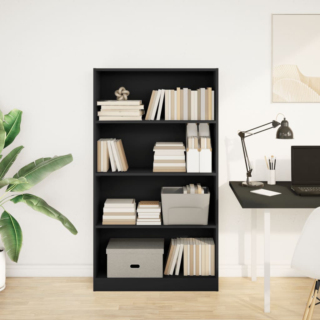 Bücherregal Weiß 40x24x75 cm Holzwerkstoff
