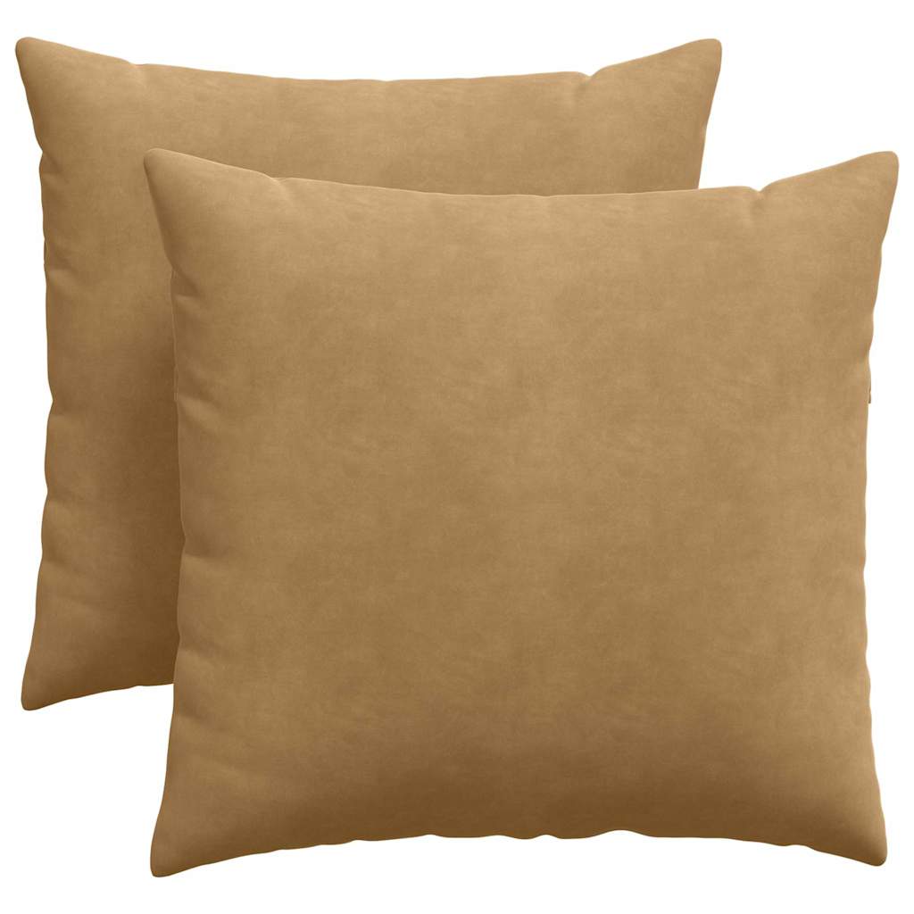 Sofakissen 2 Stück Blau 50 x 30 cm Cordstoff