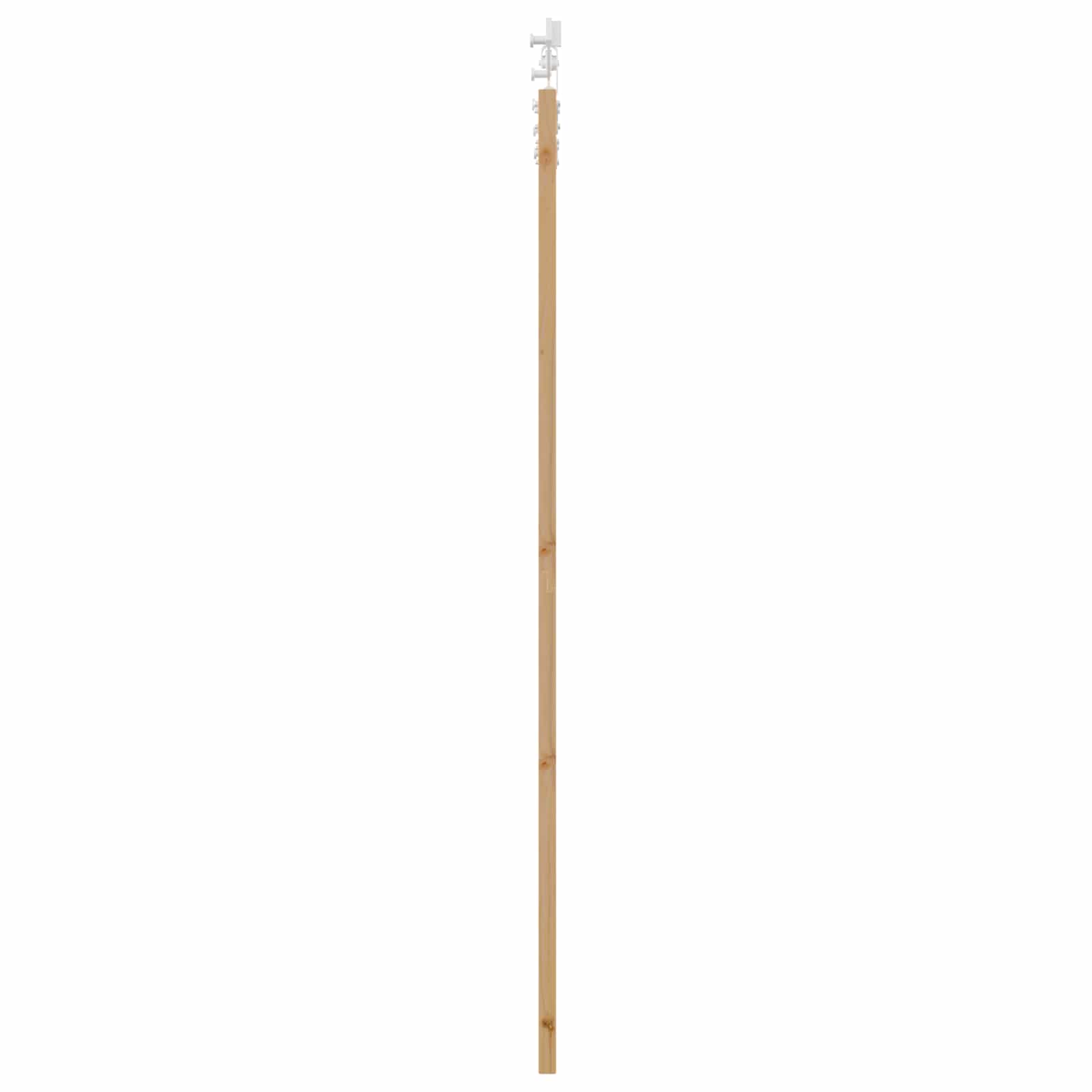 Schiebetür Natürlich und Schwarz 61 x 198,5 cm
