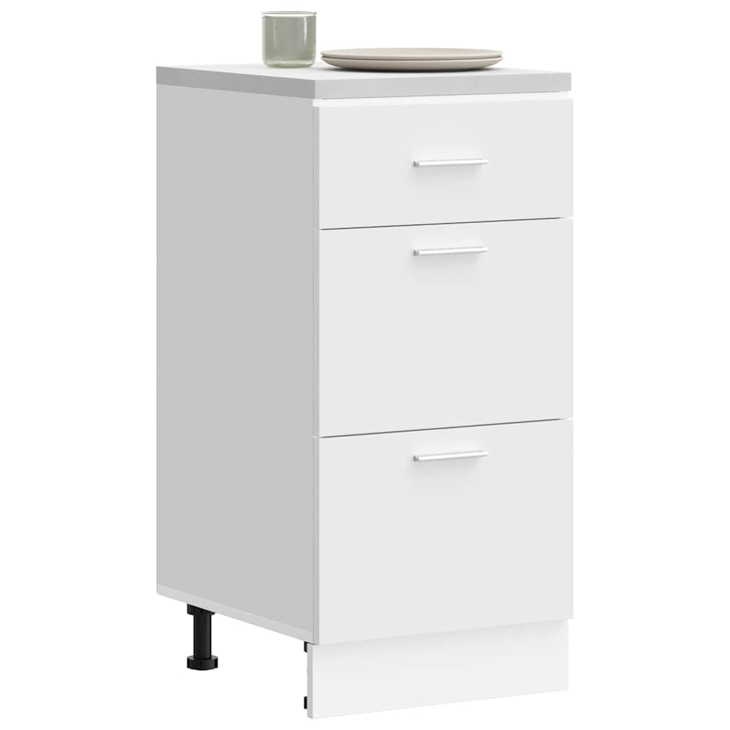 Unterschrank Lyon Weiß 60x46x81,5 cm Holzwerkstoff