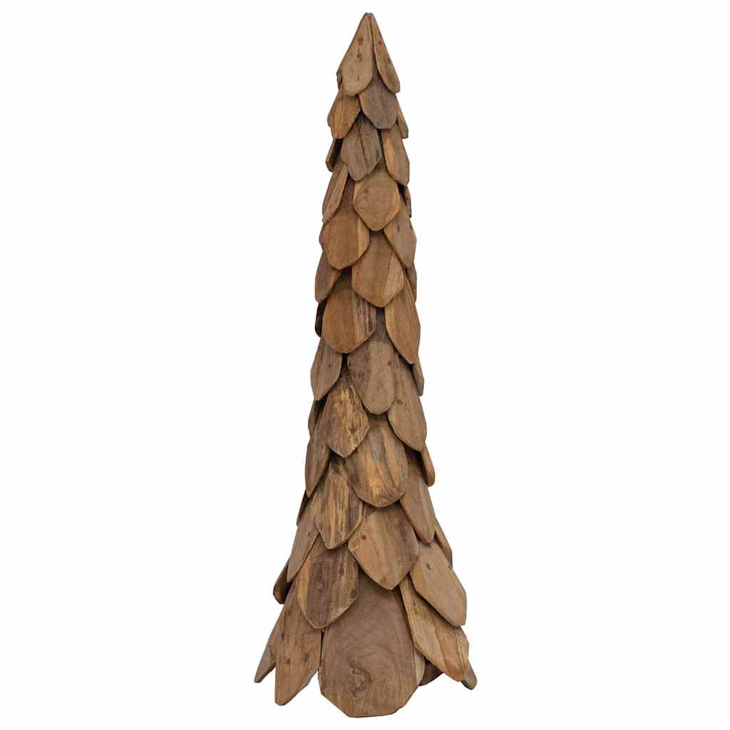 Weihnachtsbaum mit Ständer Braun 51 cm Massivholz Teak
