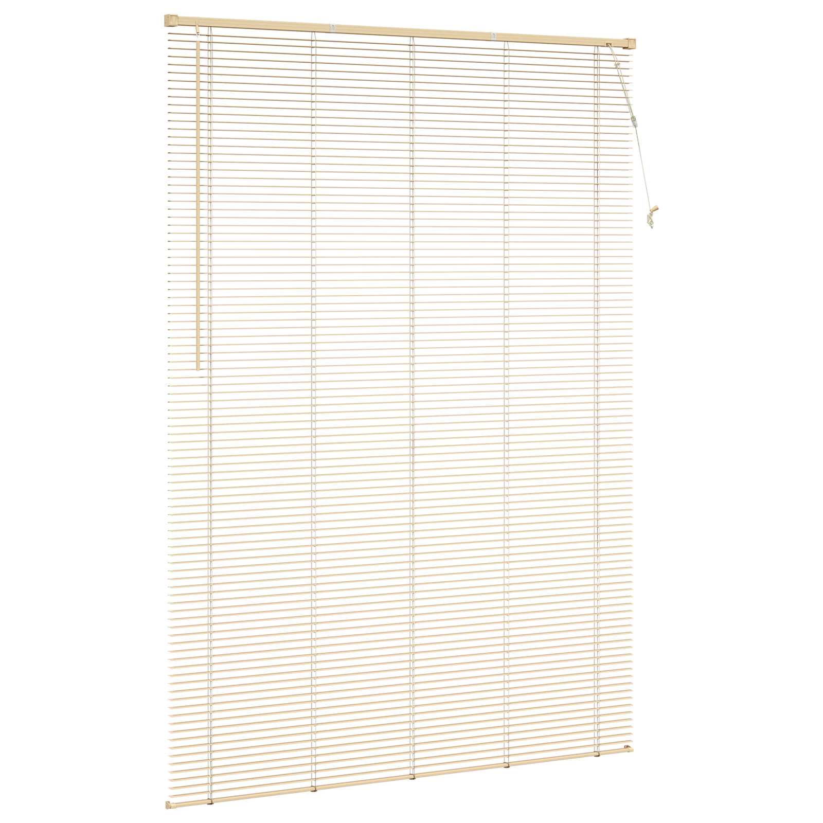 Jalousie Silber Grau 150 x 40 cm 25 mm PVC