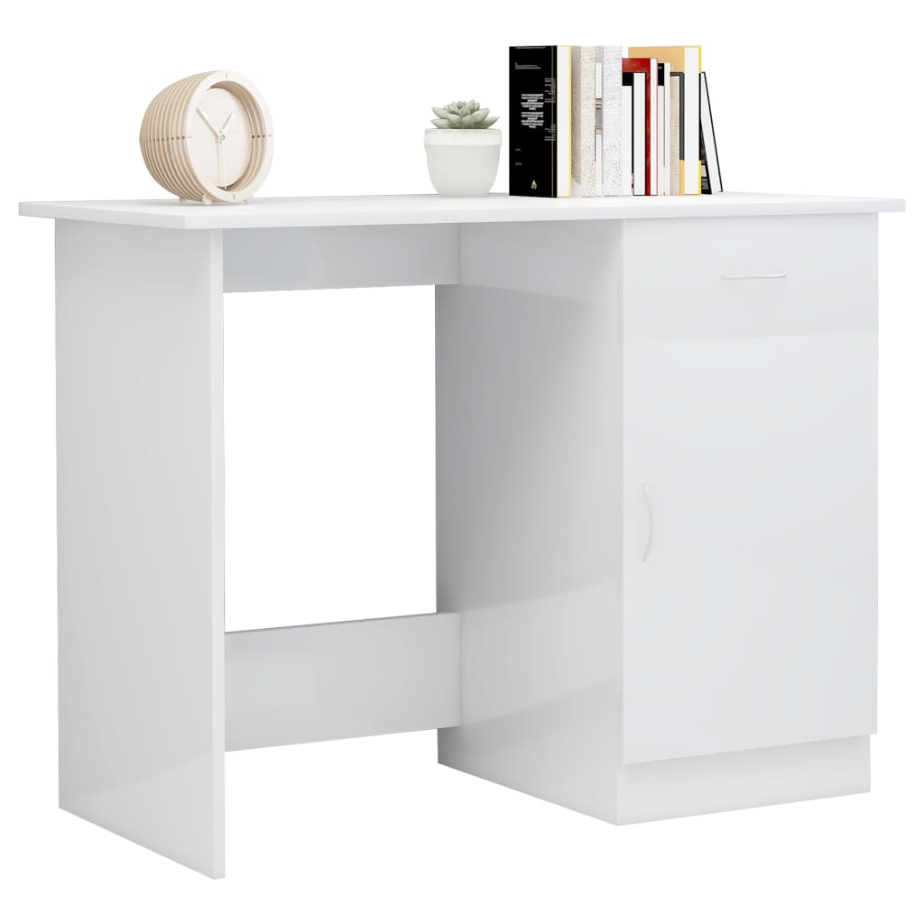 Schreibtisch Weiß 100×50×76 cm Holzwerkstoff