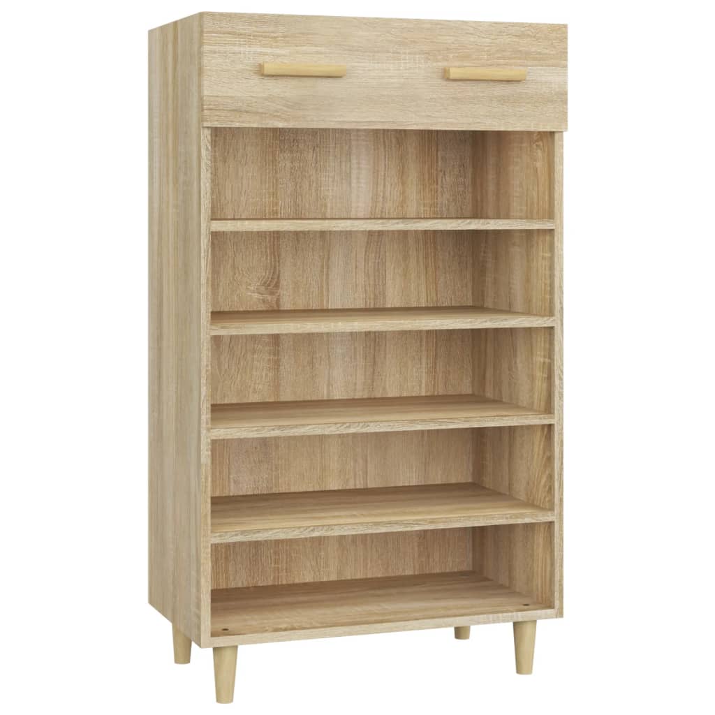 Schuhschrank mit Regal Altholz 60 x 35 x 105 cm Holzwerkstoff