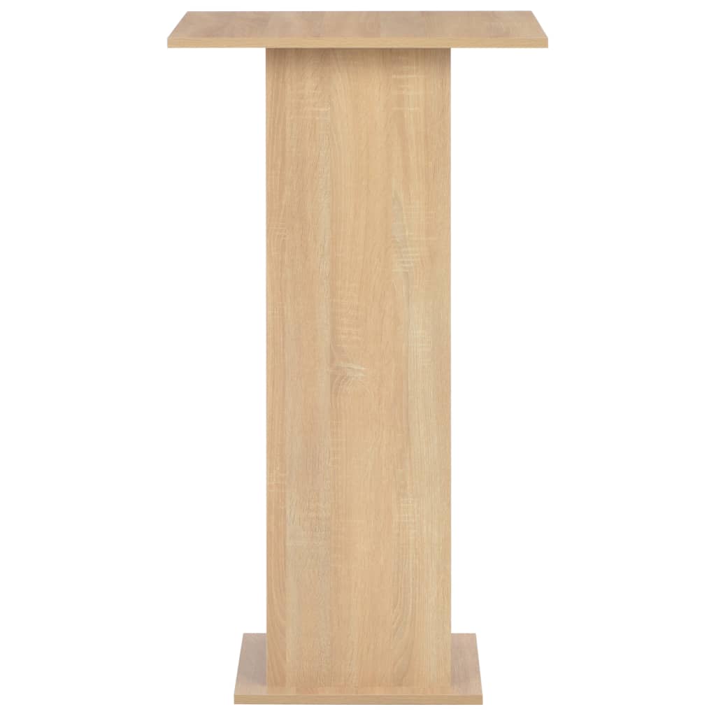 Bartisch Weiß 60x60x110 cm