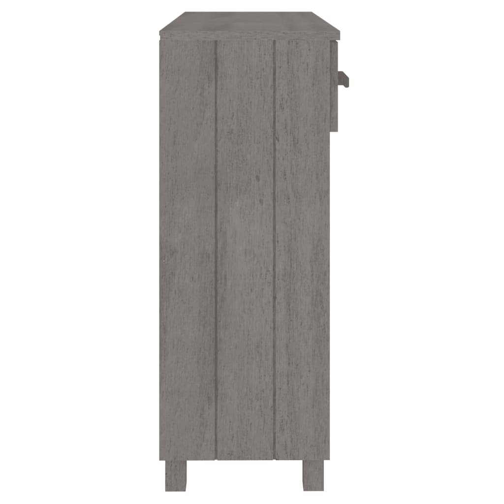 Konsolentisch HAMAR Honigbraun 90x35x90 cm Massivholz Kiefer