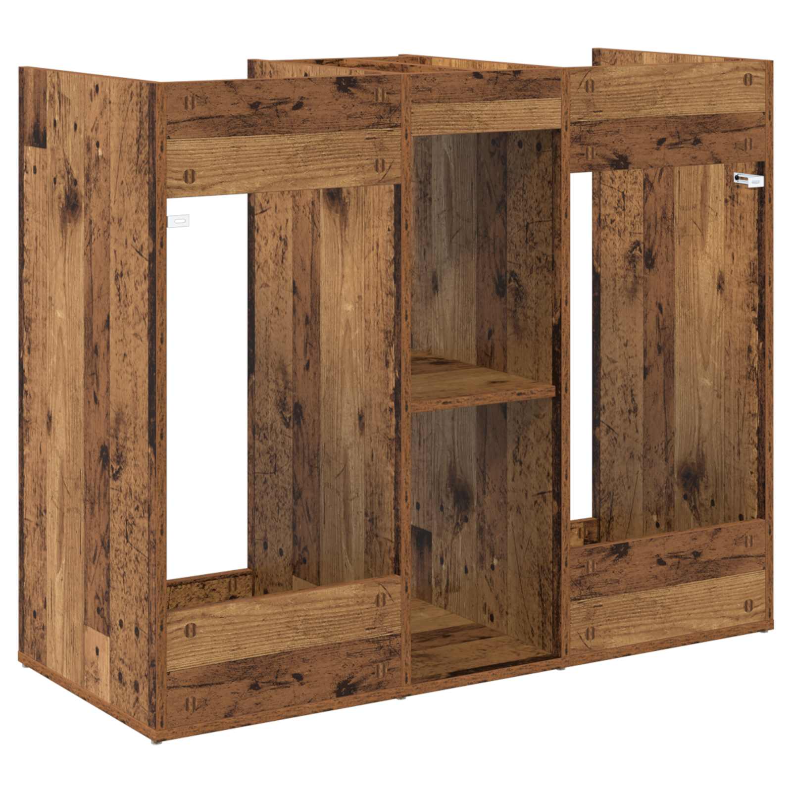 Golf Schrank Mit Rad Uni Weiß 65 x 45 x 98 cm
