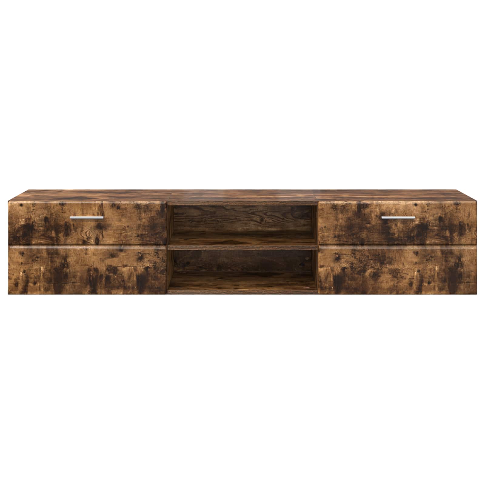 Highboard mit Regal FLORIN Weiß 60 x 35 x 182 cm Holzwerkstoff