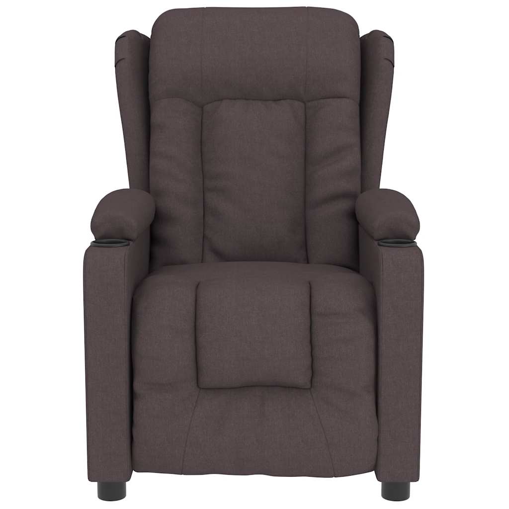 Massagesessel Hellgrau Stoff