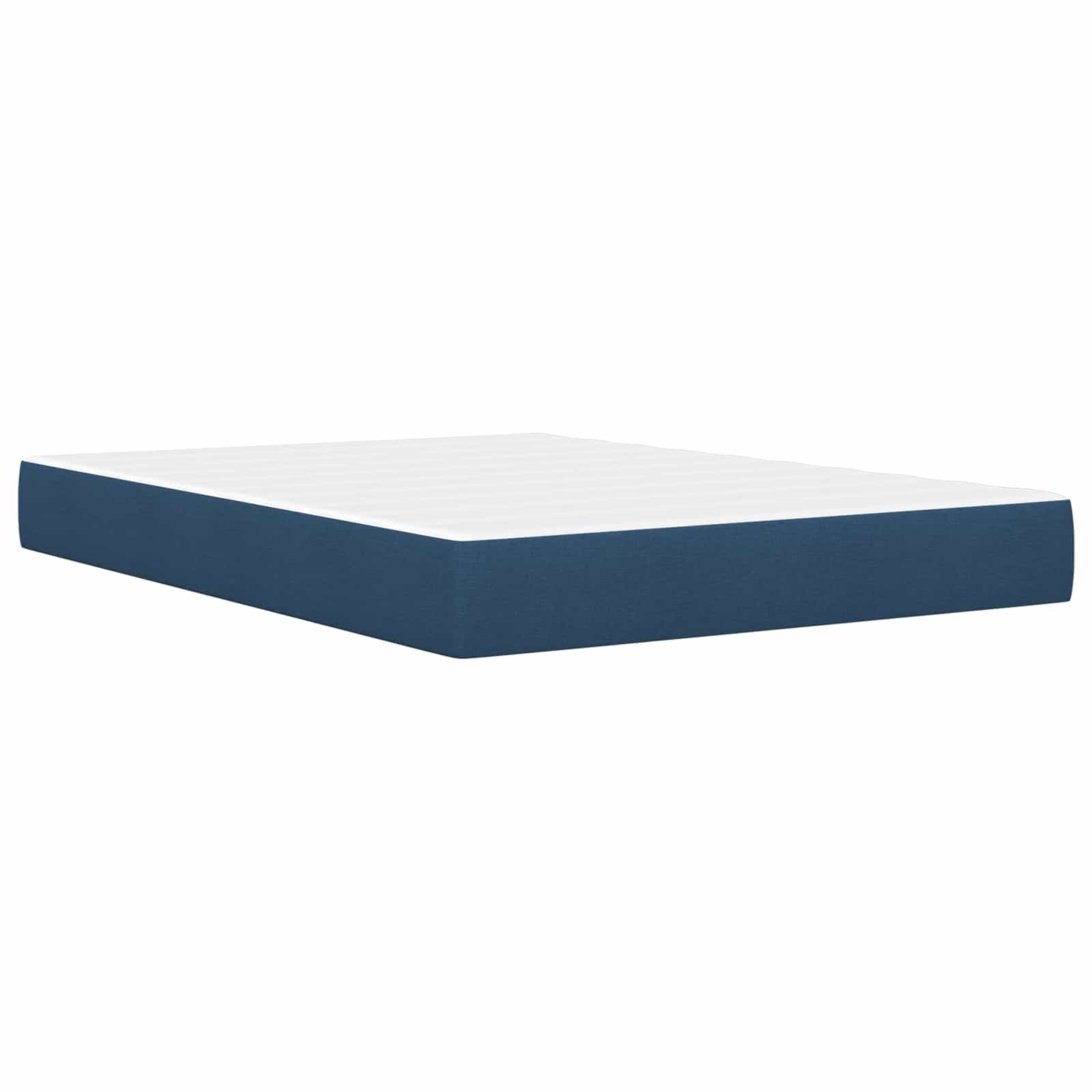 Bettgestell mit Matratze Hellgrau 80x 200 cm Polyester