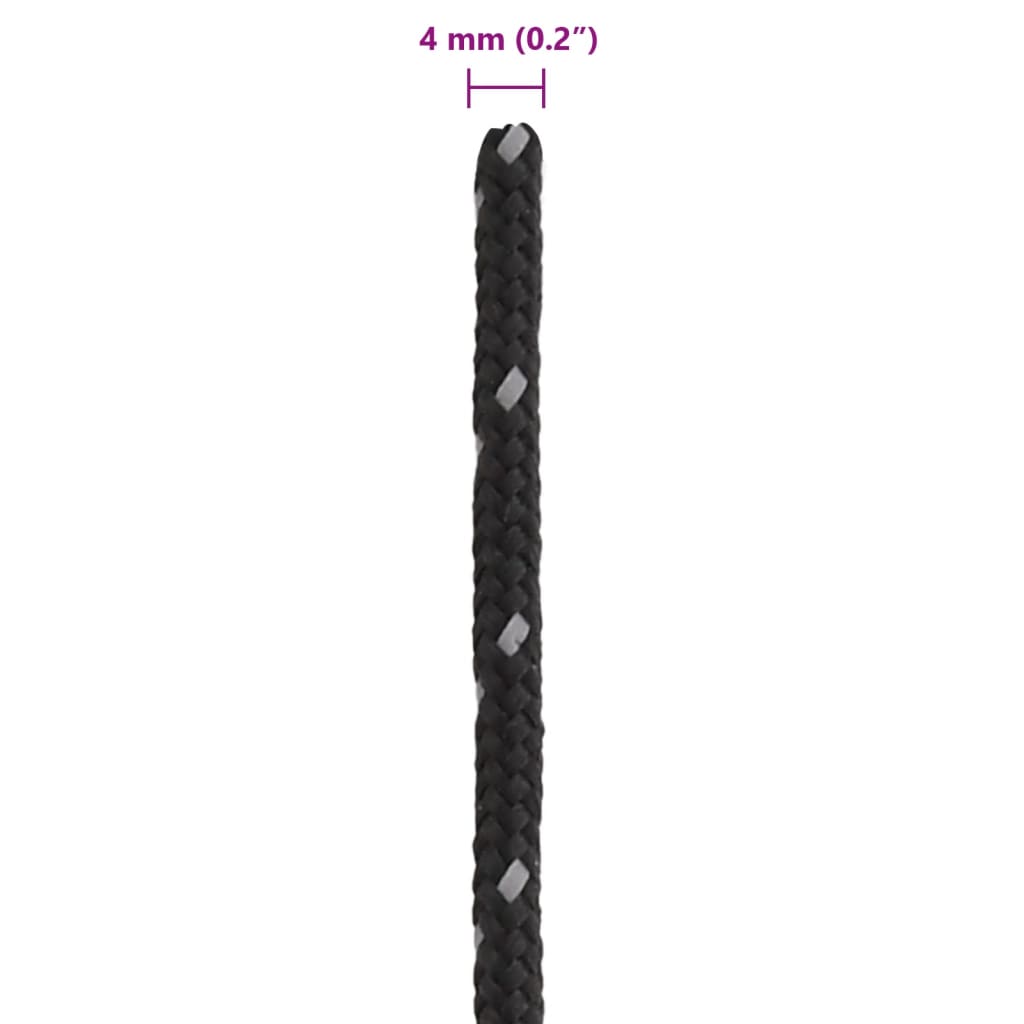 Zeltleine Reflektierend mit Seilspannern 50 m 3 mm