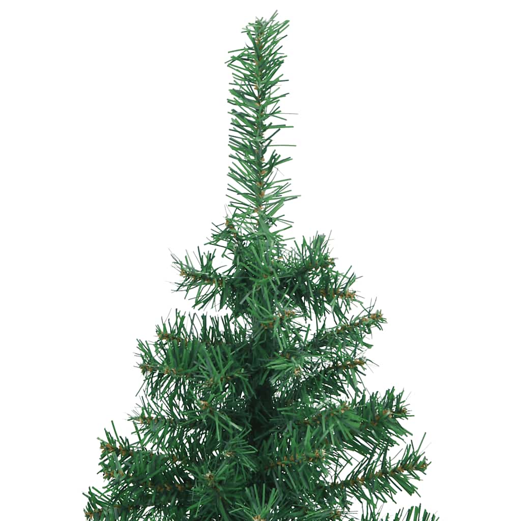 Künstlicher Eck-Weihnachtsbaum Grün 120 cm PVC