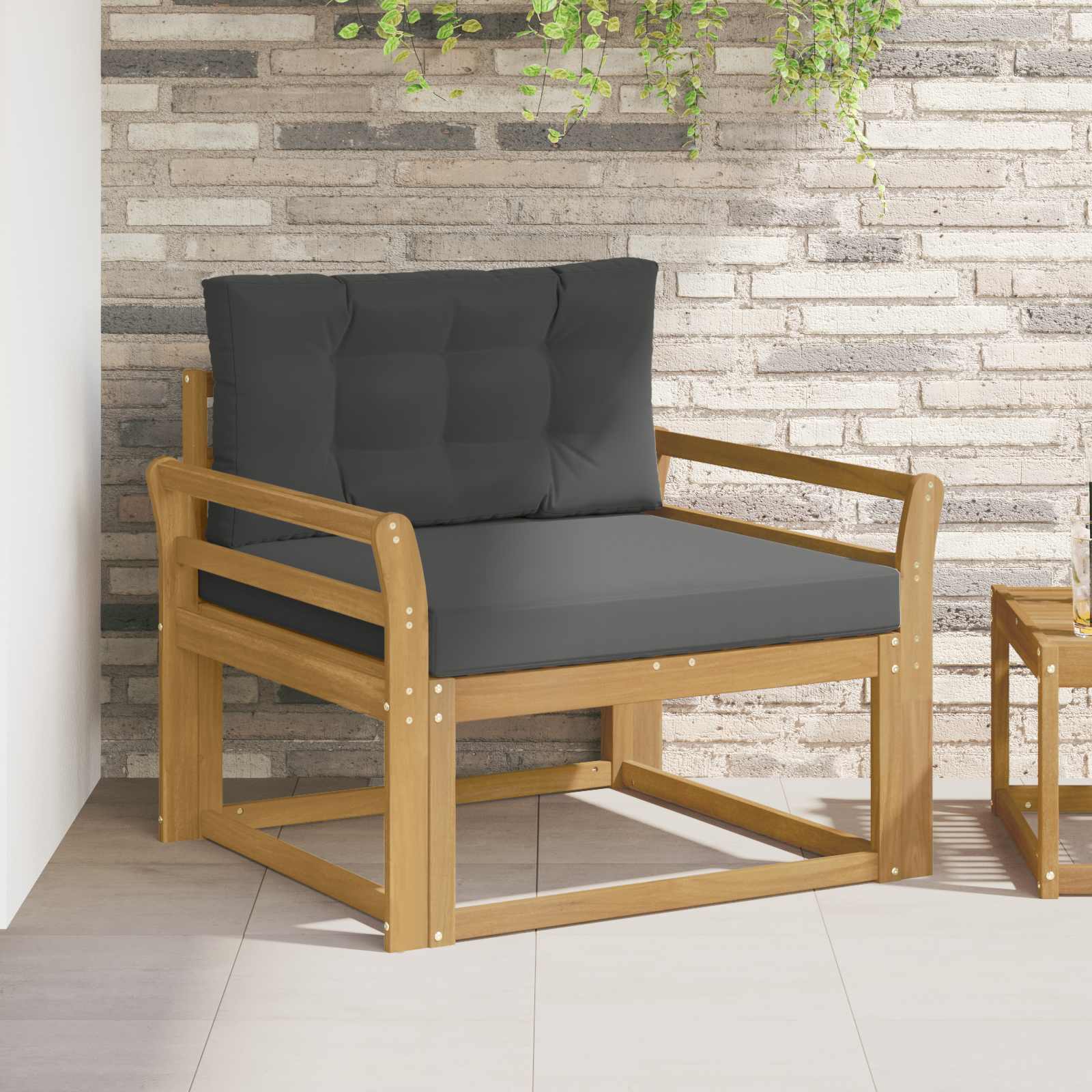 Outdoor Mittelsofa Natur