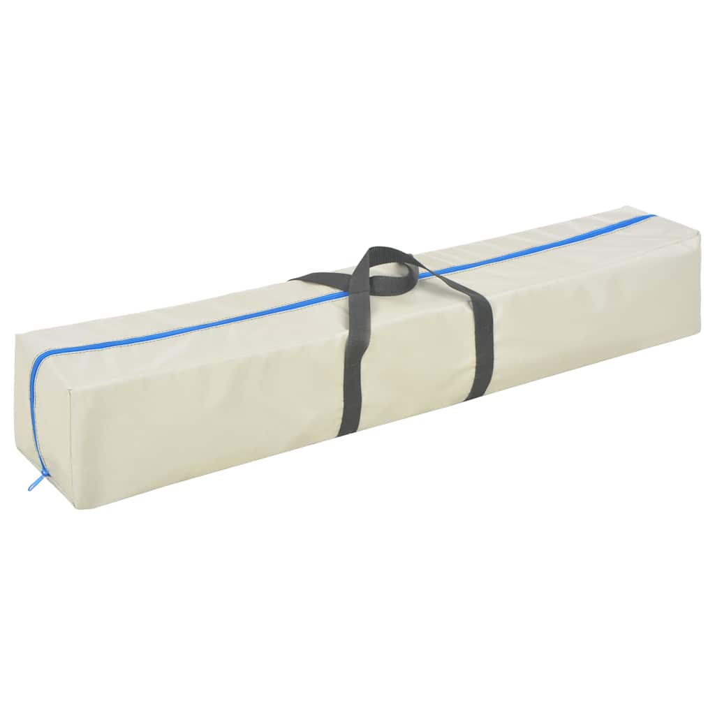 Aufblasbare Gymnastikmatte mit Pumpe 300×100×10 cm PVC Rosa