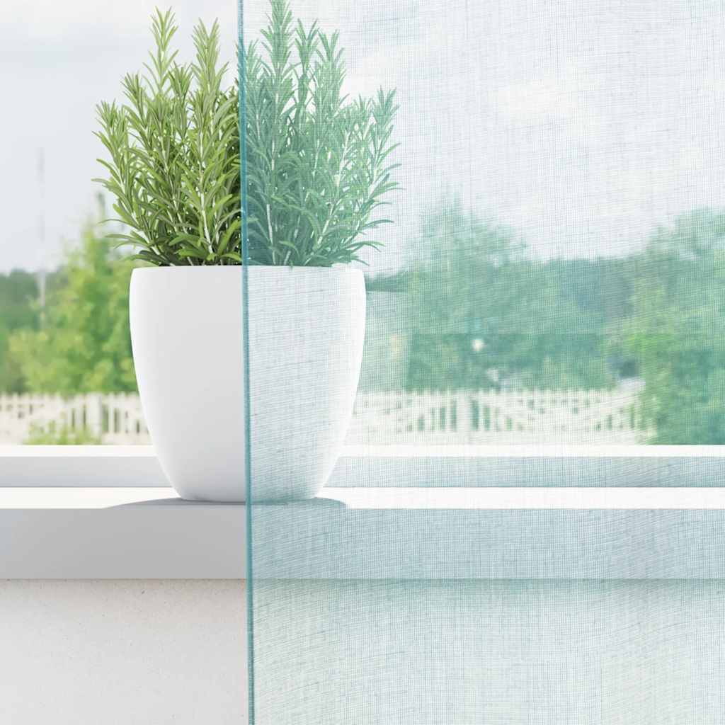 Voile Vorhänge mit Ösen 2 Stk. Apfelgrün 140x140 cm