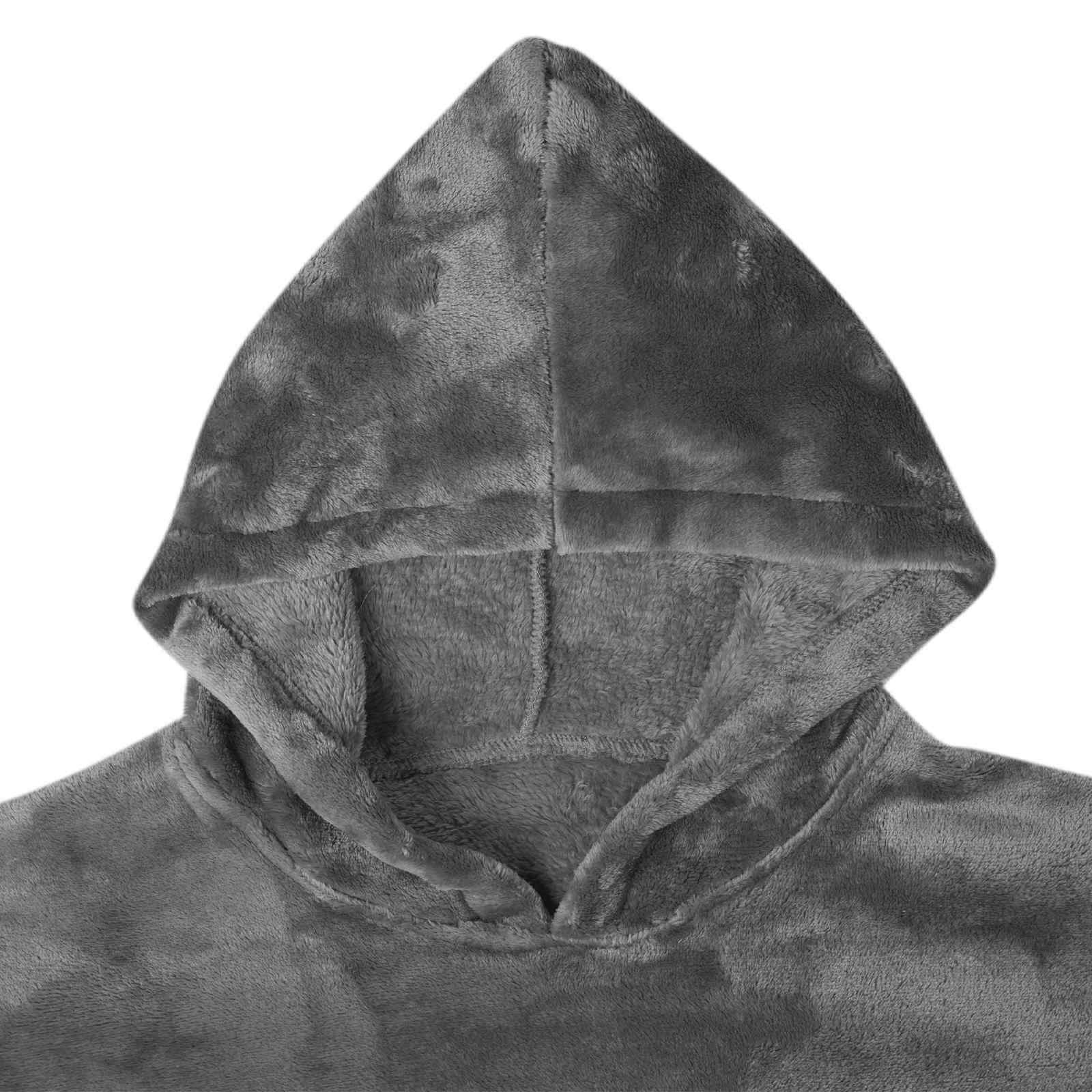 Decken-Hoodie Beige S Flanell