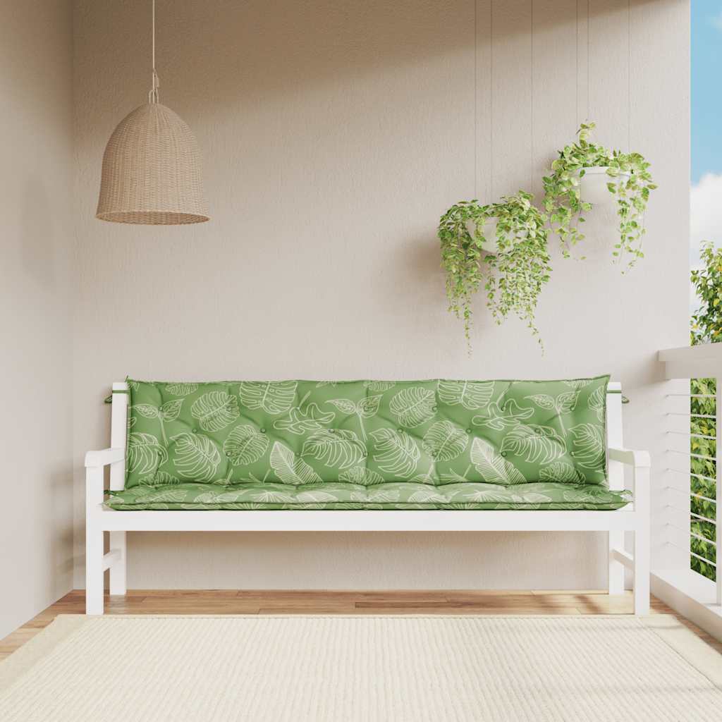 Gartenbank-Auflage Anthrazit 100x(50+50)x7 cm Oxford-Gewebe