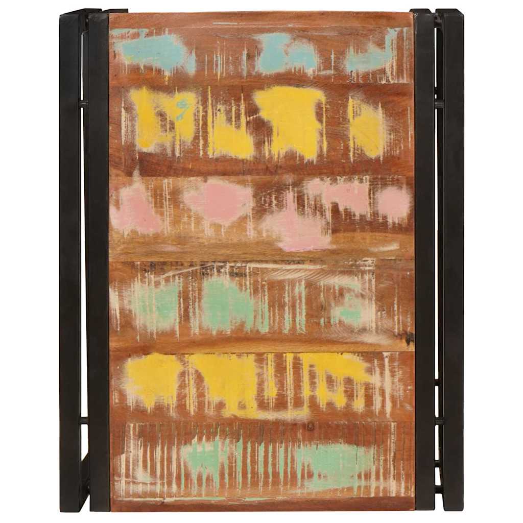 Badregal für Braun 40 x 50 x 23 cm Massives rohes Mangoholz